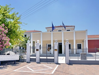 The archaeological museum at Mytilene